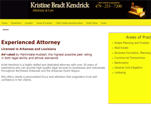 Tablet Screenshot of kristikendrick.com